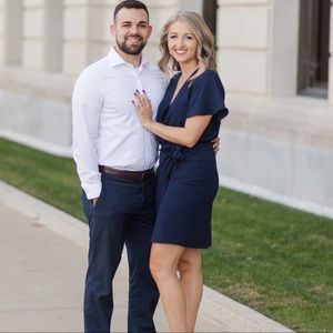 Boutique navy dress